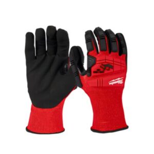 Milwaukee Nitrile Dipped Gloves – Cut Level 3(C), XXL, Durable Protection with Superior Grip