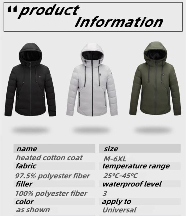 Heated Jacket For Men - Image 2