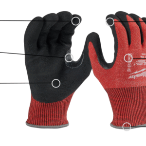 Milwaukee Nitrile Dipped Gloves – Cut Level 2(B)