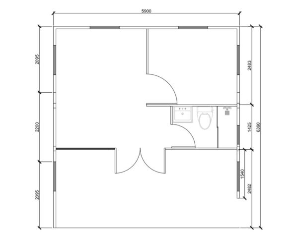 Portable Expandable Cabin with deck - Image 8