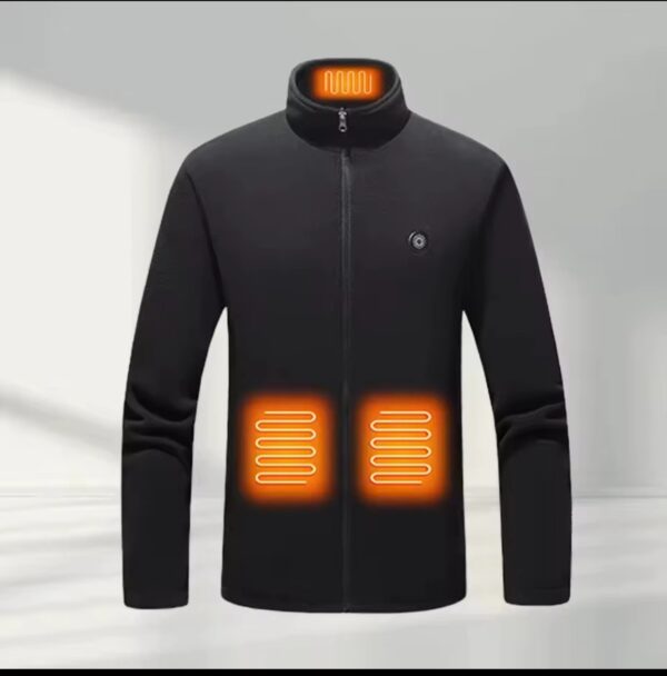 Fleece Heated Jackets Loose Fit - Image 2