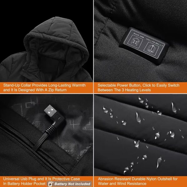 Heated Jacket USB-Powered - Image 6