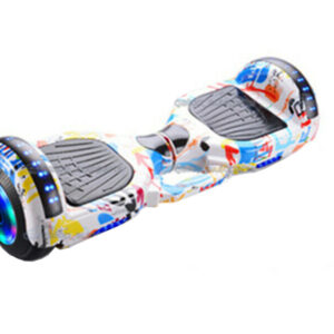 60cm Hoverboard Scooter – Self-Balancing Electric Hoverboard – Ice & Fire Graffito Design