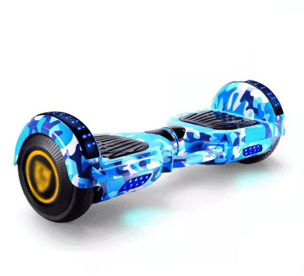 60cm Hoverboard Scooter – Self-Balancing Electric Hoverboard – Ice & Fire Graffito Design - Image 3