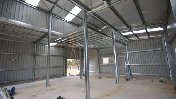 American Barn 9x12x4.2- Steel Frame Structure- Colorsteel Wall Cladding - Image 2
