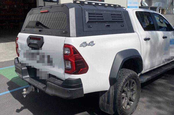 Black Ute Steel Canopy Fit For Toyota Hilux 2015-ON - Image 6