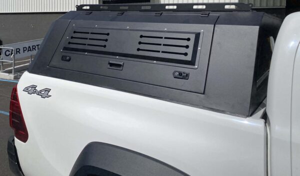 Black Ute Steel Canopy Fit For Toyota Hilux 2015-ON - Image 4