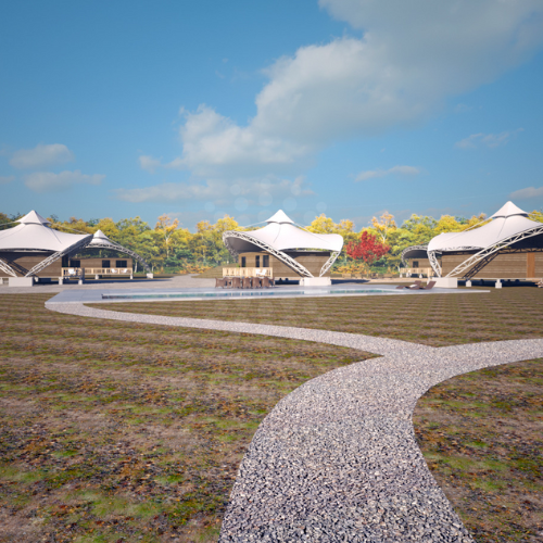 Tethys Luxury Outdoor Resort Tent – PVDF Canvas Safari Lodge for Glamping, Hotels & Trade Shows - Image 6