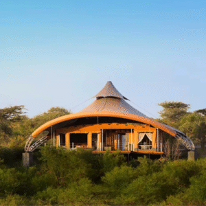 Tethys Luxury Outdoor Resort Tent – PVDF Canvas Safari Lodge for Glamping, Hotels & Trade Shows