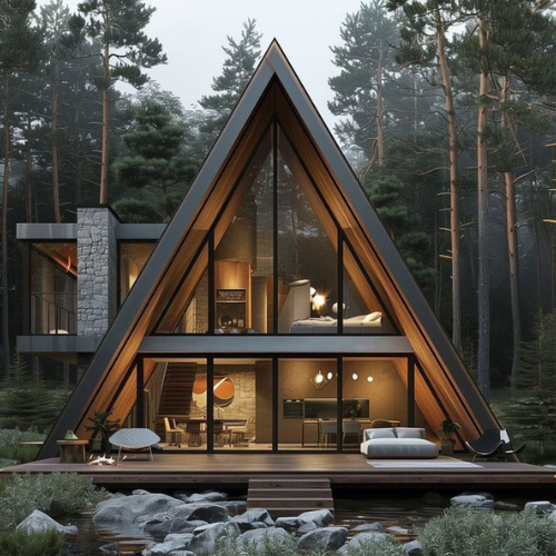 A-Frame Prefab Villa – Tiny Triangle Home - Image 6