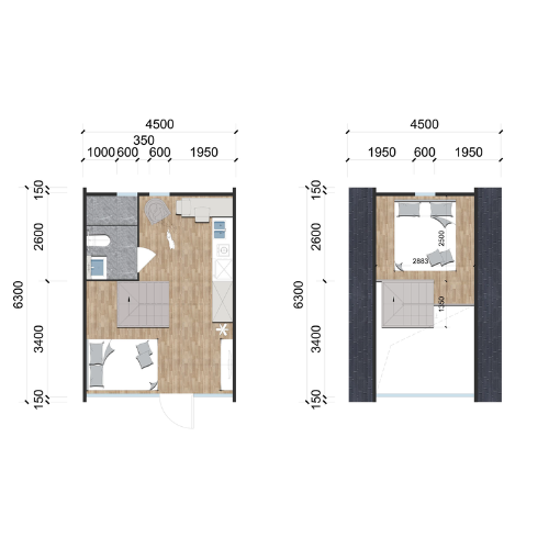A-Frame Cabin - 35sqm - Image 8